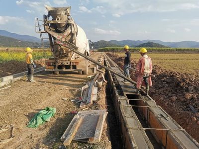 景谷县勐班乡移民安置库区骨干渠道工程建设项目顺利实施