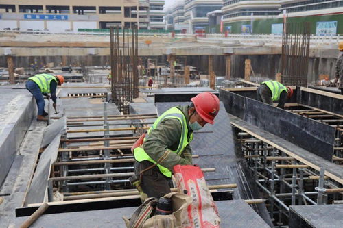 大年初一,车谷这群建设者依然奋战在工地