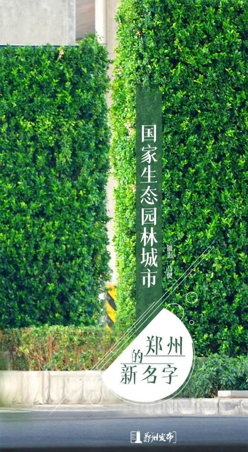 绿绿绿绿绿绿绿 郑州荣膺 国家生态园林城市 称号