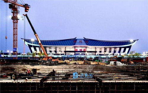 赶工期抓进度 宿迁高铁商务区 五一 建设忙